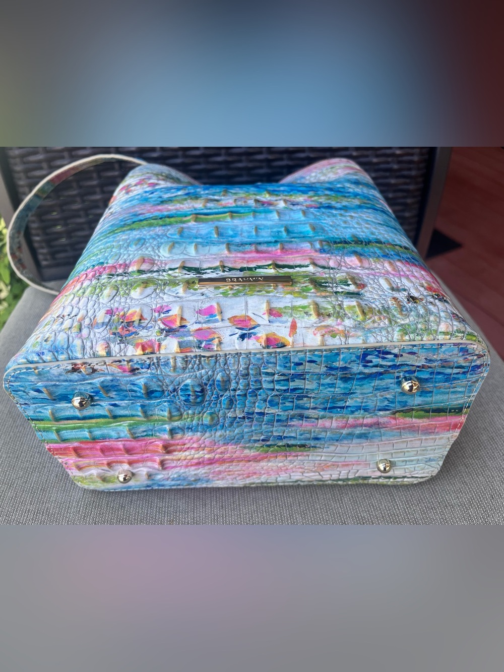 NWT Brahmin Celina in STAYCATION Bucket Bag - Picture 5 of 14